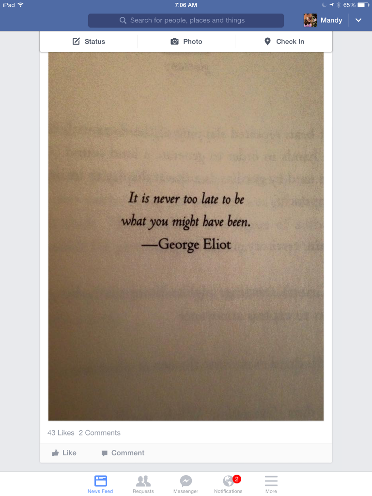 facebook quote